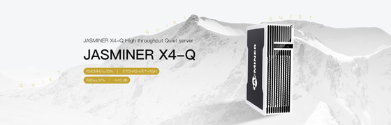 Горнорабочий 1040mh 480W 40db EtHash спрятанное Algo Jasminer X4-Q 3U стандартная устанавливающ уши