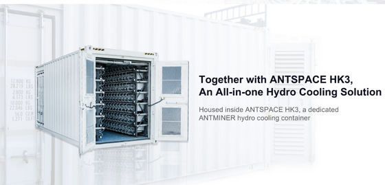 Гидро охлаждая Hyd 198Th 27.5W/T BTC Asic Antminer Bitmain Antminer S19 Pro+