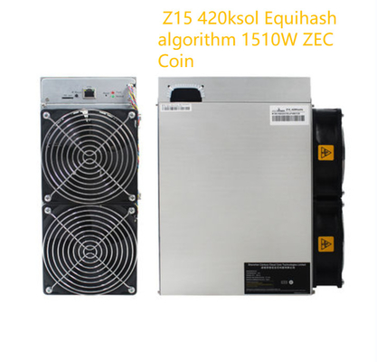 Машина минирования Bitmain монетки алгоритма ZEC Equihash Antminer Z15 420ksol 1510W