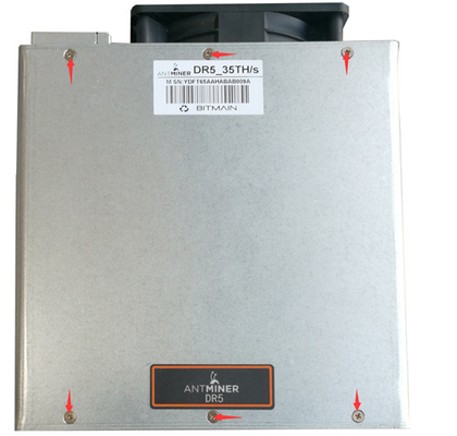 Горнорабочий Bitmain Antminer DR5 35Th 1610W монетки DCR алгоритма Blake256R14