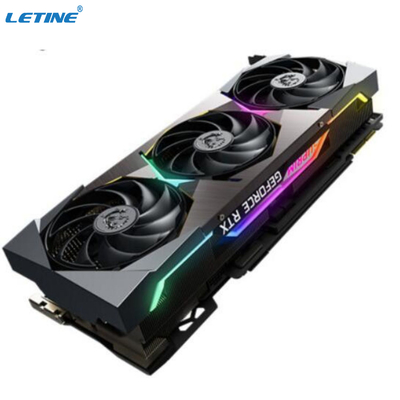 Карта графика RTX горнорабочего 3 вентиляторов 3090TI Msi SUPRIM X 24GB GDDR6X 384 сдержала 480W