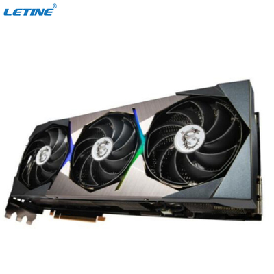 Карта графика RTX горнорабочего 3 вентиляторов 3090TI Msi SUPRIM X 24GB GDDR6X 384 сдержала 480W