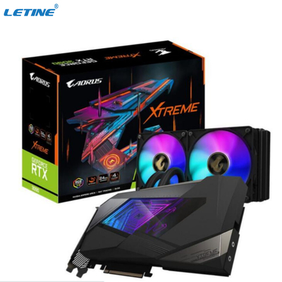 ГИГАБАЙТ Aorus Geforce Rtx 3090 Xtreme Waterforce 24g графической карты горнорабочего 936 GB/S