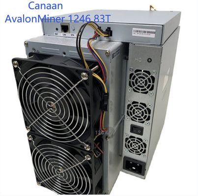 Алгоритм выгодное 38W машины SHA 256 горнорабочего Bitcoin 83T Avalon 1246 в t