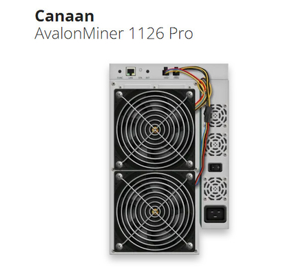 Горнорабочий 68Th/S 50W/T SHA 256 Algo 1126 Pro используемая Avalon для минировать Bitcon
