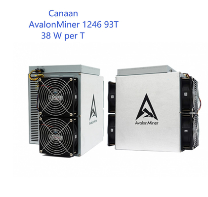 1246 алгоритм 38W 93T Canaan Avalonminer SHA 256 согласно с горнорабочий A1246 93T t BTC Asic
