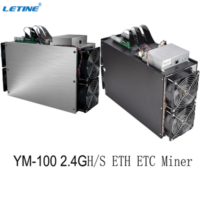 Горнорабочий машины минирования 2400MH Ethereum алгоритма Ethash горнорабочего YM-100 Asic ETH секретная 2200M 2100M Blockchain