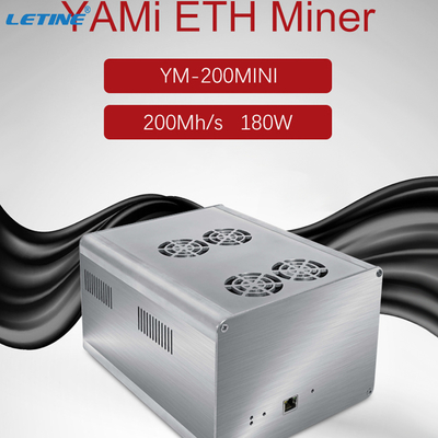 Горнорабочий ETC ETH секретное Ethash 200MH 180W YM-200 мини Ethereum ASIC для дома
